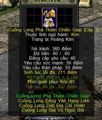 Cuồng Long Phá Thiên Chiến Giáp