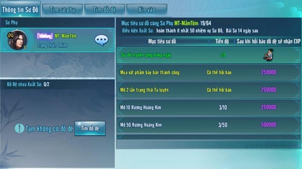 Sư đồ võ lâm truyền kỳ mobile