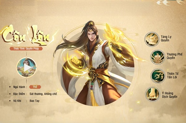 Cách tăng điểm tiềm năng, kỹ năng của Côn Lôn Đao, Kiếm vltk mobile