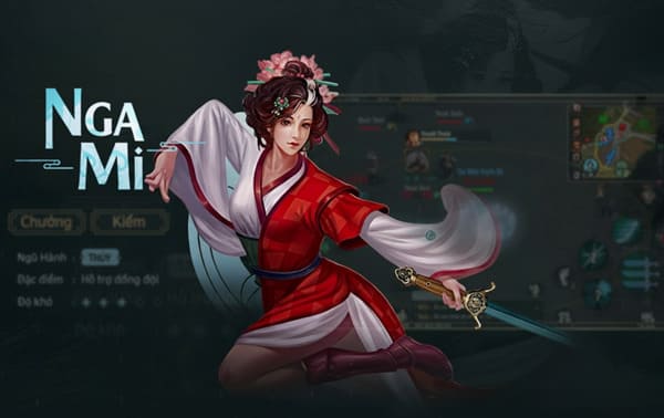 Cách tăng điểm Nga My Kiếm, Chưởng, Buff Võ Lâm 1