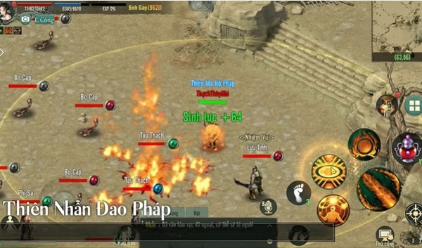 Tăng điểm Thiên Nhẫn Đao võ lâm 1