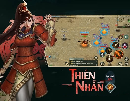 Cách tăng điểm tiềm năng, kỹ năng Thiên Nhẫn Đao, Thương vltk 1 mobile