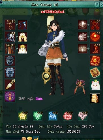 Build đồ của võ đang bút