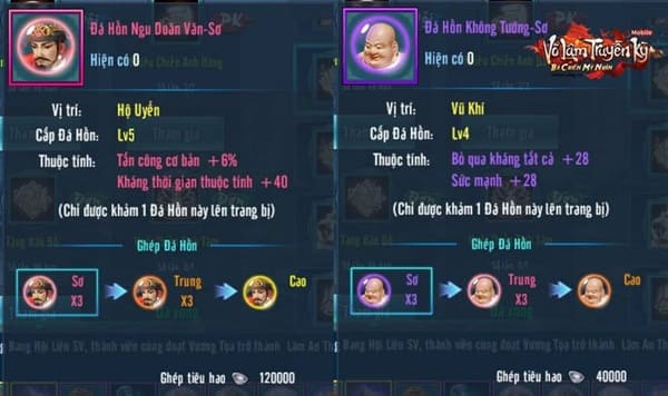 Cách tăng lực chiến trong vltk mobile