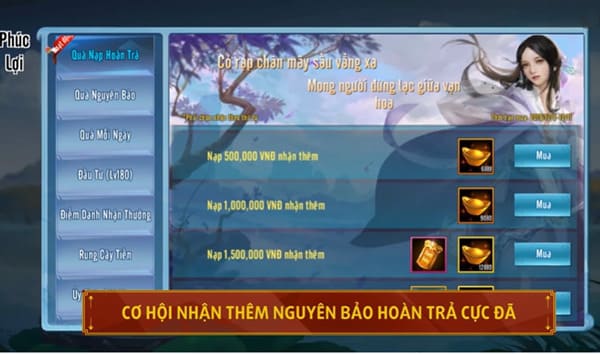 Cách tăng lực chiến trong vltk mobile