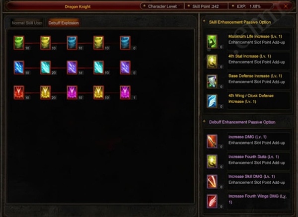 Skill Enhancement mu online