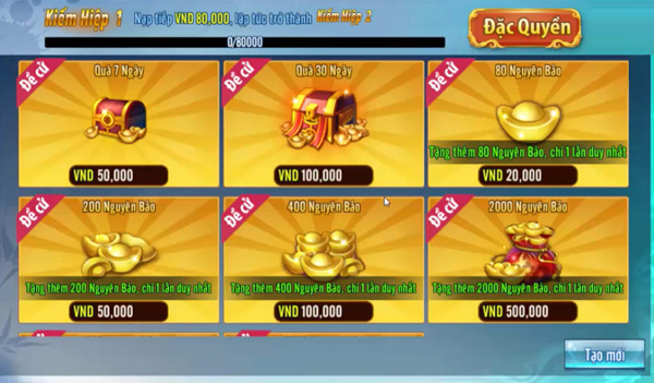 Tổng hợp cách kiếm knb trong vltk mobile