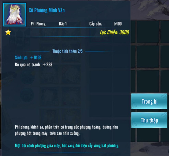 Trang bị Phi Phong vltk mobile