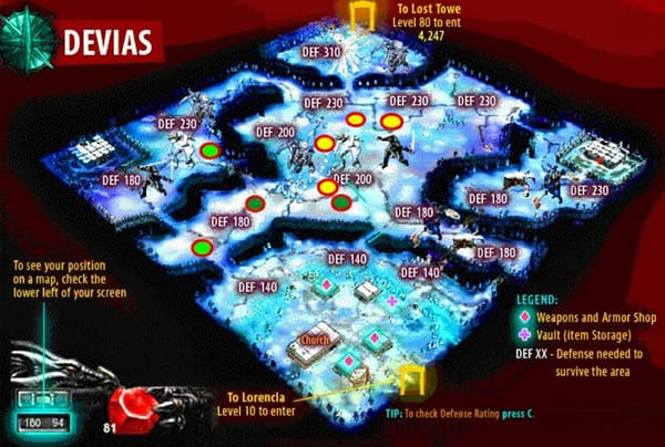 Bản đồ trong mu online