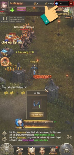 Hướng dẫn cách nạp thẻ MU Đại Thiên Sứ H5 chi tiết