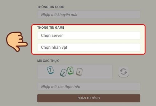 Bước 3 - Mu Awaken code tân thủ