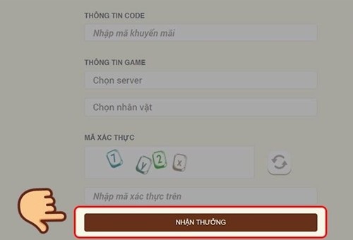 Bước 5 - Mu Awaken code tân thủ