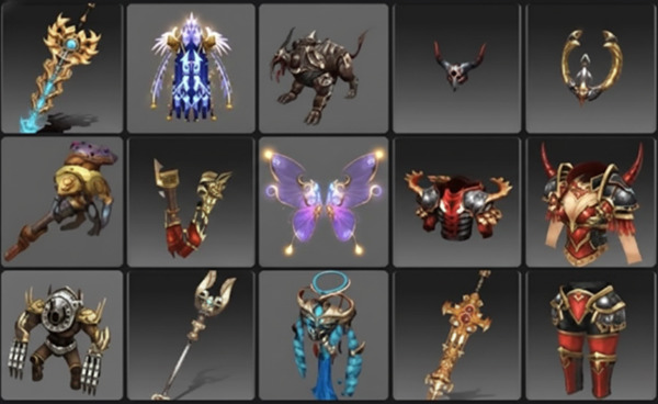 Các loại kiếm vũ khí trong MU Online