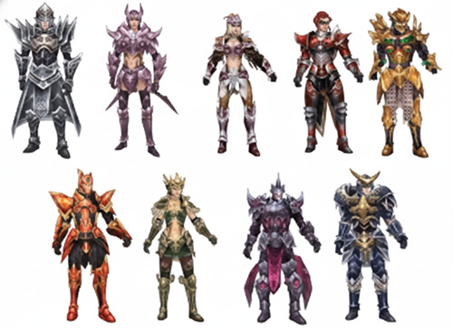 Tổng hợp các Set Item giáp trụ có trong MU Online