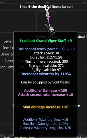 Grand Viper Staff MU online