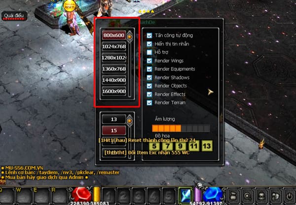 Hướng dẫn bật Chế độ Cửa sổ – Winmode Mu SS6