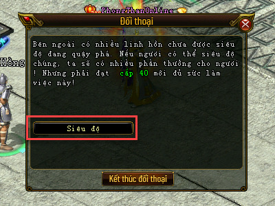 Bước 2 - Nhiệm Vụ Siêu Độ Phong Thần