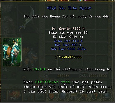 Bước 3 - Ép thú cưỡi xanh