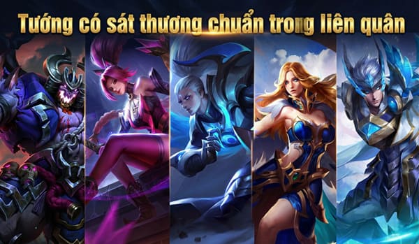 Top 8 tướng có sát thương chuẩn trong liên quân mạnh nhất