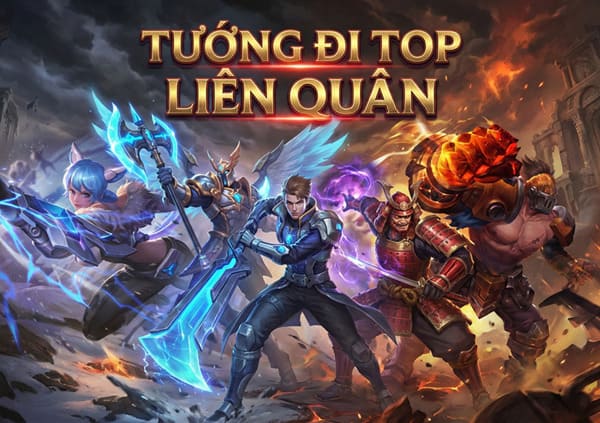 Top 10 tướng đi top liên quân mạnh nhất