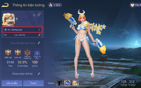 Cách hiện top vùng liên quân