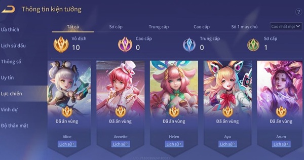 Hướng dẫn cách hiện top vùng liên quân