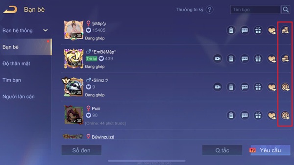 Cách tặng vàng trong liên quân