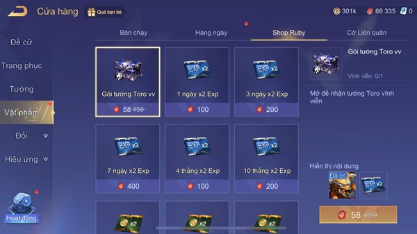 Ruby trong liên quân dùng để làm gì