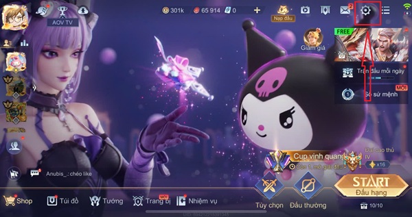 Cách ẩn lịch sử đấu liên quân