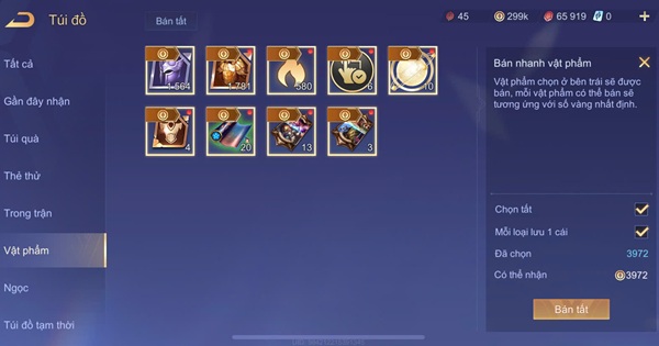 Cách kiếm vàng nhanh trong liên quân mobile