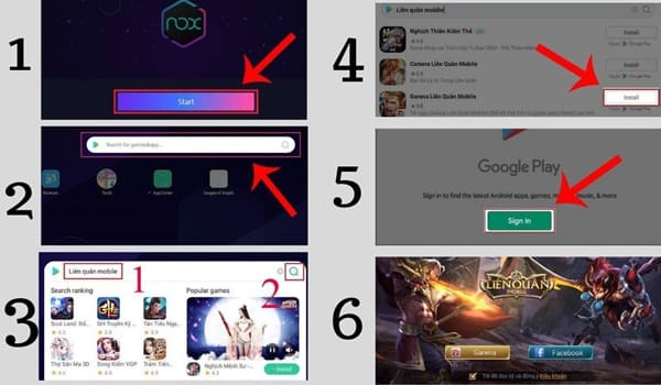 Cách tải liên quân trên máy tính