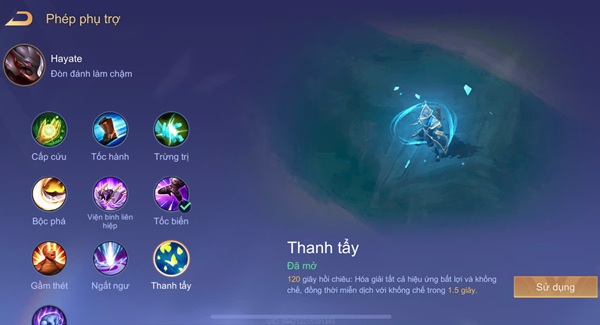 Phép phụ trợ thanh tẩy trong liên quân